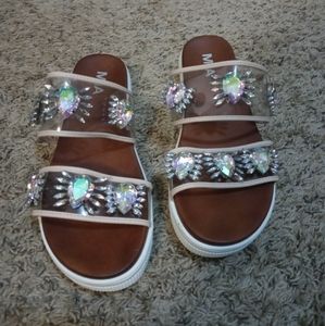 Jeweled sandals